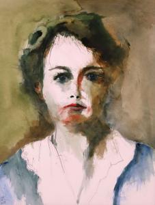 PATRICE Jean Louis 1951,Portrait de femme,2021,Bayeux Encheres FR 2023-12-10