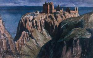 PATRICK James McIntosh 1907-1998,Dunottar Castle, Aberdeenshire,Christie's GB 1998-09-26