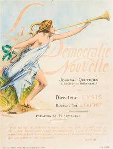 PATRICOT Jean 1865-1928,La Democratie Nouvelle,Hindman US 2015-06-23