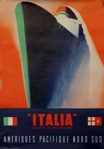PATRONE Giovanni 1904-1963,"Italia" / Società di Navigazione,1948,Aste Bolaffi IT 2021-03-18