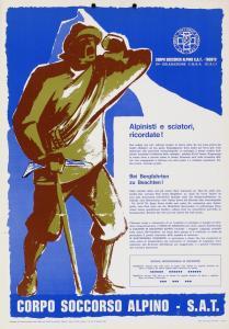 Patsch Luis,Corpo Soccorso Alpino,1956,Aste Bolaffi IT 2020-09-16