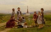 PATTEIN CÉSAR 1840-1920,The Young Artists,1902,Sotheby's GB 2021-10-25
