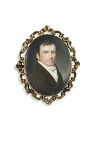 PATTEN George 1801-1865,A gentleman in a brown coat,Cheffins GB 2023-07-20