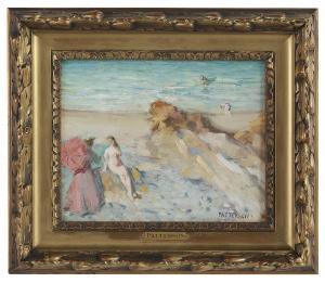 PATTERSON Ambrose MacCarthy 1877-1967,On the Beach,New Orleans Auction US 2019-05-18