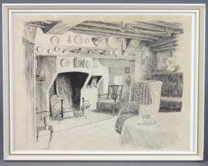PATTERSON Frank 1871-1952,interior scene,1932,Denhams GB 2021-06-30