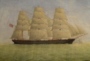 PATTERSON J 1800-1800,study of a galleon,1870,Ewbank Auctions GB 2018-06-20