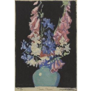 PATTERSON Margaret Jordan 1867-1950,GARDEN FLOWERS,1915,Sotheby's GB 2009-12-17