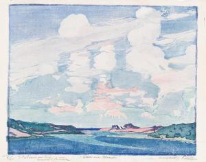 PATTERSON Margaret Jordan 1867-1950,Summer Clouds,1918,Swann Galleries US 2023-11-02