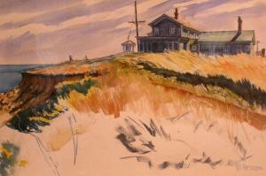 PATTERSON R.D 1900-1900,COASTAL SCENE WITH HOUSE,William Doyle US 2006-03-15