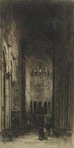 PATTISON Edgar H,interior of Amiens Cathedral,Serrell Philip GB 2015-07-09