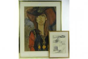 PATTISON Hubert 1900-1900,portrait,1973,Burstow and Hewett GB 2015-11-18