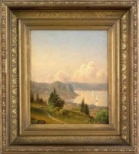 PATTISON Robert J 1838-1903,''Old Dunderberg, Hudson River, NY'',1875,Ro Gallery US 2008-03-21