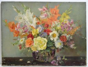 PATTISON Thomas William 1894-1983,Still Life with Summer Blooms,Anderson & Garland GB 2023-09-07