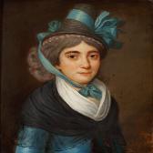 PAUELSEN Erik 1749-1790,Portrait of the artist&#039;s wife,1759,Bruun Rasmussen DK 2008-04-22