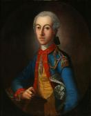PAUELSEN Erik 1749-1790,Portrait of the rittmeister Frederik Klauman,Bruun Rasmussen DK 2017-06-19