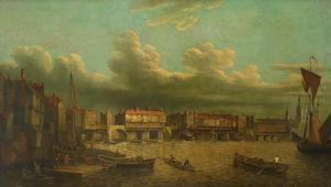 PAUL John 1830-1890,A view of the Thames with Old London Bridge,Woolley & Wallis GB 2020-09-08