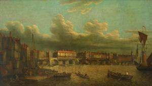 PAUL John 1830-1890,A view of the Thames with Old London Bridge,Woolley & Wallis GB 2021-08-11
