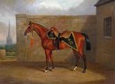 PAUL John,The Racehorse King Victor in the livery of the Que,1885,Woolley & Wallis 2014-03-19