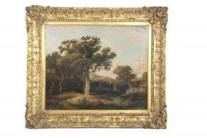 PAUL Joseph 1804-1887,A wooded landscape with hills beyond,Keys GB 2022-05-20