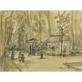 PAUL Maurice 1889-1965,French woodland park,Eastbourne GB 2020-01-04