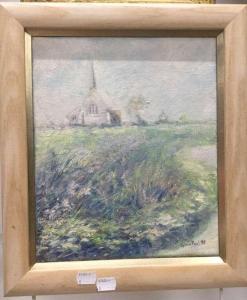 PAUL Sylvia 1900-1900,Church in Landscape,Rowley Fine Art Auctioneers GB 2019-07-27