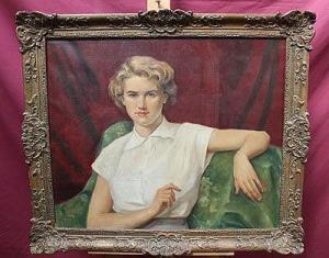 PAULIN George H. 1888-1962,Portrait of a young lady,Reeman Dansie GB 2014-08-06