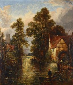 PAULL JOSEPH 1804-1887,THE WATERMILL,Mellors & Kirk GB 2016-11-23