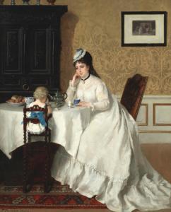 PAULSEN Fritz 1838-1898,A proud mother,Bonhams GB 2019-03-20