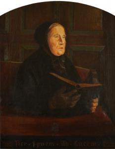 PAULSEN Oscar Anders Julius 1860-1932,Portrait of Elderly Woman,1905,Abell A.N. US 2023-01-19