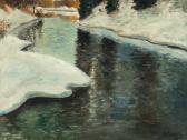 PAULSON A,"Winter "River Landscape",1910,Auctionata DE 2013-08-30