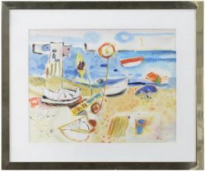 PAULUCCI Enrico 1901-1999,Barche sulla spiaggia,Meeting Art IT 2019-01-05