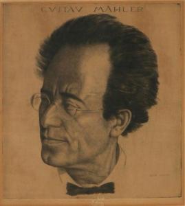 PAUNZEN Arthur 1890-1938,Gustav Mahler,Tiroche IL 2020-09-12