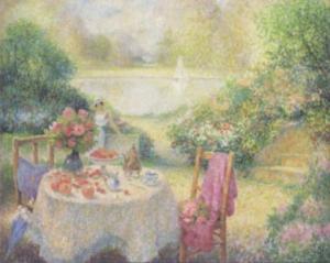 PAUWELS Henri Jozef 1903-1983,Afternoon Tea by the Lake,Sotheby's GB 2004-01-21