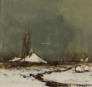 PAUWELS Henri Jozef 1903-1983,Paysage d'hiver,Campo & Campo BE 2023-07-08