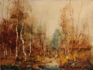 PAUWELS Henri Jozef 1903-1983,Study of woodland stream,Duke & Son GB 2019-07-18