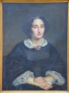 PAUWELS Joseph 1857,Portrait de dame,Loeckx BE 2013-12-17