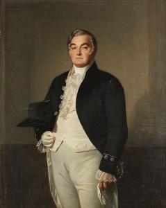 Pauwels Joseph 1819-1876,Portrait d\’homme en tenue d\’officier,1854,Horta BE 2018-12-10