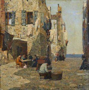 PAVAN Angelo 1893-1945,Calle d'Oro a Chioggia,Capitolium Art Casa d'Aste IT 2025-06-11