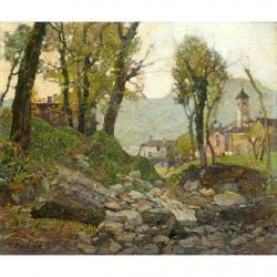 PAVAN Angelo 1893-1945,Paesaggio veneto,Il Ponte Casa D'aste Srl IT 2021-06-16