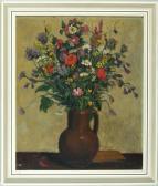 PAVEL Maur 1914,Blumenstrauß in Vase,1952,Allgauer DE 2015-04-16
