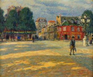 PAVIOT Louis Claude,Place Saint-Jacques, cinq heures du matin, l'heure,1898,Conan-Auclair 2020-11-15