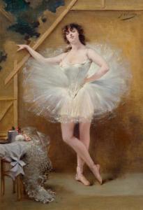 pavis Georges 1886-1951,Portrait of the dancer Virginia Zucchi,c.1885,Galerie Koller CH 2017-03-31