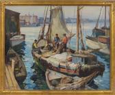 PAVLOSKY Vladimir 1884-1944,Gloucester pier,CRN Auctions US 2016-11-06