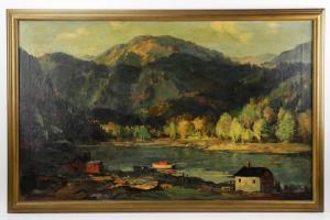 PAVLOSKY Vladimir 1884-1944,lake view,Kaminski & Co. US 2023-05-20