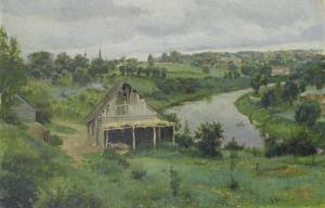 PAVLOVICH LEVIN Konstantin 1860-1918,Pakhra river, near Podolsk,1913,Bonhams GB 2011-11-30