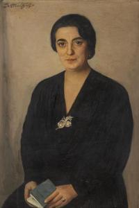 Pavlovich Maltzeff Gregory 1881-1953,Ritratto di donna,1901,Babuino IT 2023-05-31