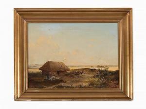 PAVLOVICH POPOV Aleksander 1800-1800,Landscape with Figures,1861,Auctionata DE 2016-06-28