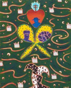 PAVY Francis Xavier 1954,Jester with Swirling Dreams,1996,New Orleans Auction US 2018-07-29