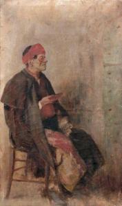 PAVY Philippe 1877-1887,Portrait d'homme au turban,Lucien FR 2020-12-17