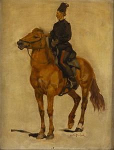 PAWLISZAK Waclaw 1866-1905,Rider on a horse,Desa Unicum PL 2024-03-21